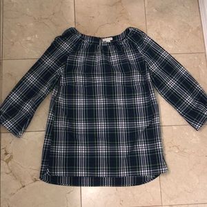 Plaid long sleeve shirt